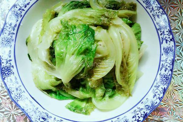 剁椒生菜的做法图解6