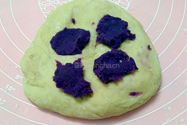 紫薯豆沙包的做法图解7