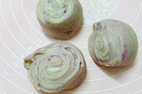 紫薯豆沙包的做法图解10