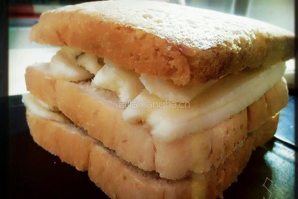 香蕉三明治……简易版的做法图解5