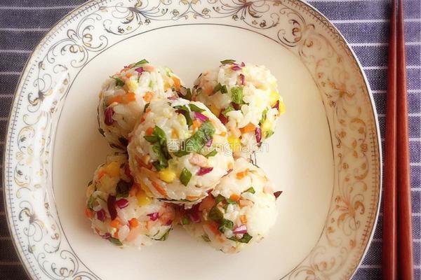 缤纷饭团的做法图解8