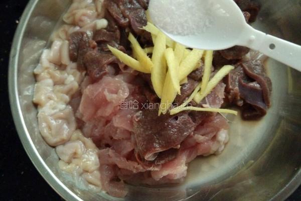 猪肝瘦肉生肠粥的做法图解10