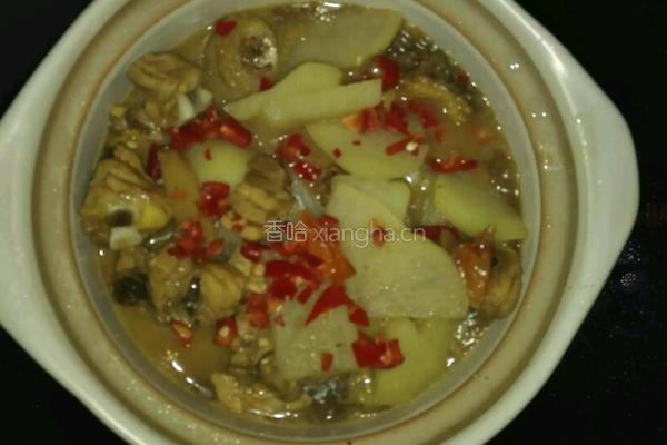 土豆鸡肉煲的做法图解3