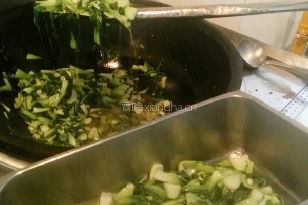 大锅菜～蒜蓉小青菜的做法图解6