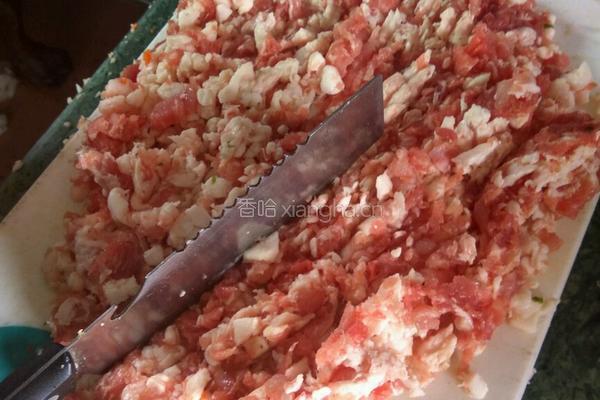 猪肉莲藕馅饺子的做法图解5