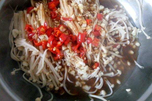 蒜蓉金针菇的做法图解9