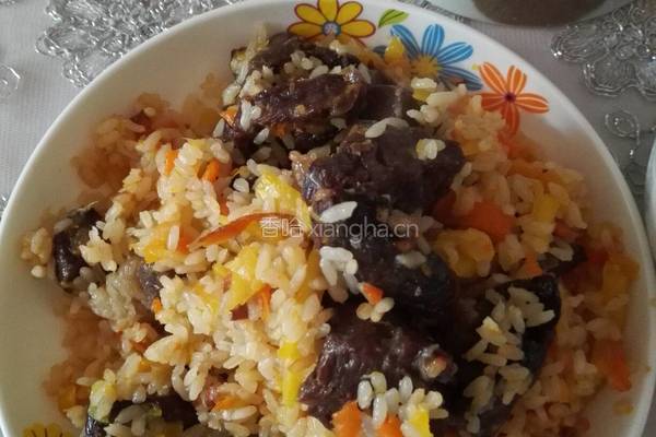 美味马肉抓饭新疆风情的做法图解4