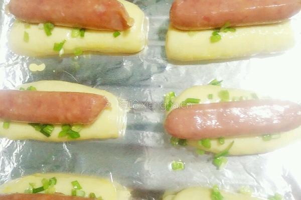 葱香烤肠面包的做法图解15