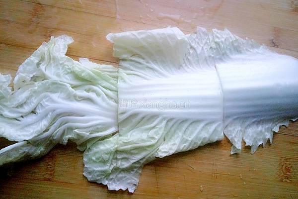虾米白菜粉丝素汤的做法图解4