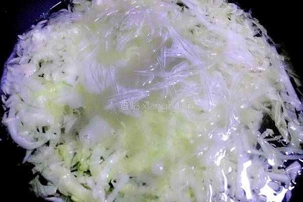 虾米白菜粉丝素汤的做法图解8