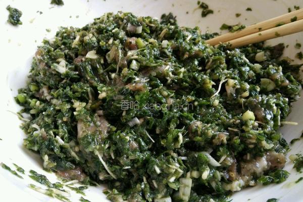 荠菜肉饺子馅的做法图解7