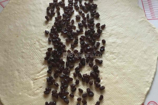 蜜红豆淡奶面包块的做法图解5