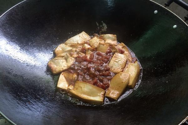 腊肠炒豆腐的做法图解9