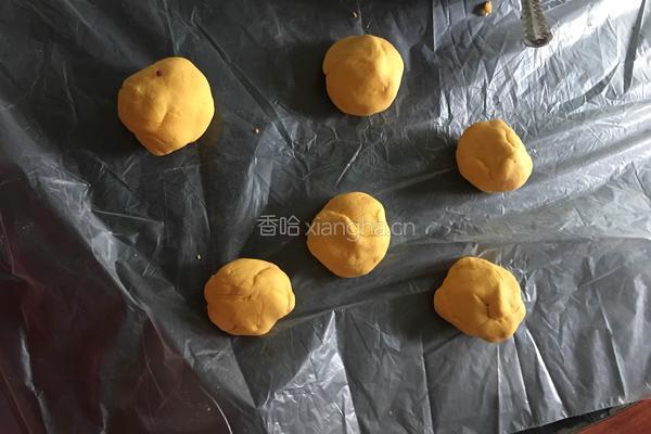 南瓜紫薯饼的做法图解8