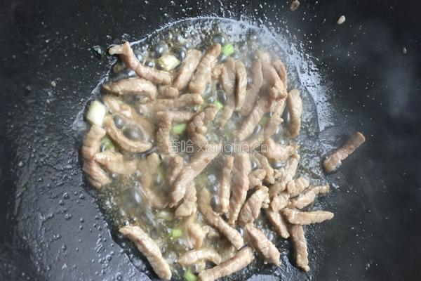 千张炒肉的做法图解4