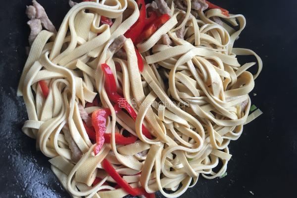 千张炒肉的做法图解6
