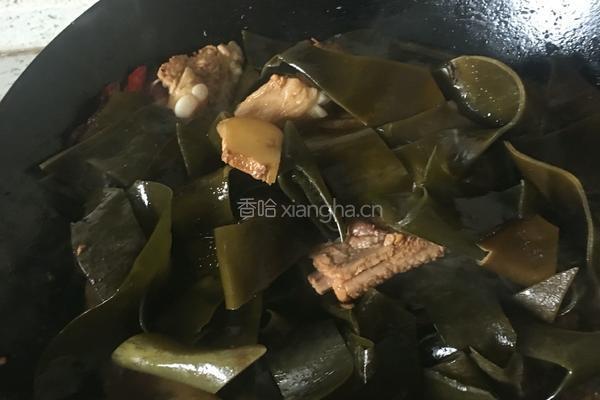 排骨烧海带的做法图解9