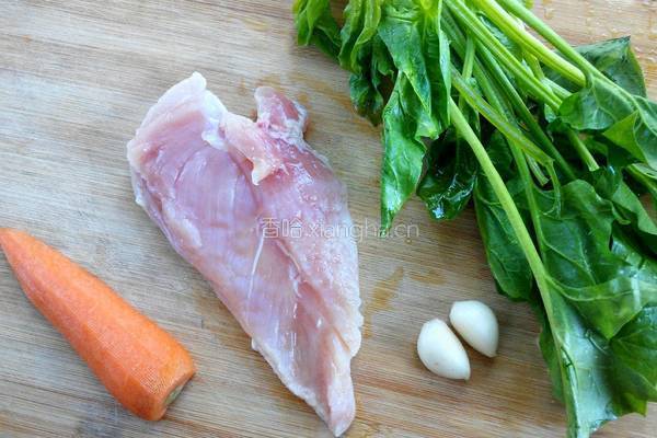 香煎鸡肉饼的做法图解1