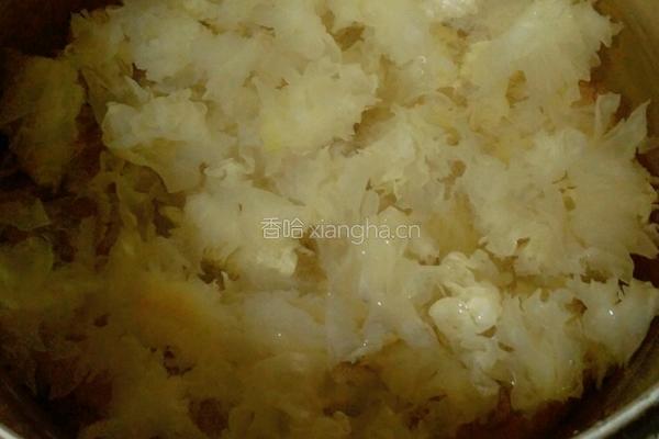 青木瓜雪耳糖水的做法图解3