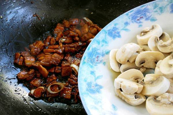 口蘑炒肉的做法图解10