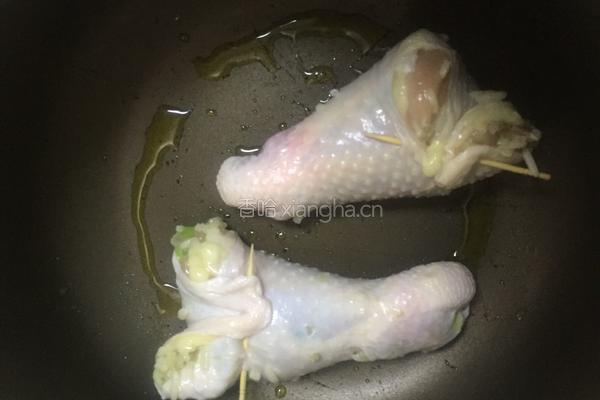 鸡腿包饭的做法图解9