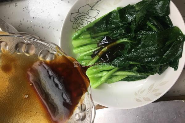 白灼菜心的做法图解5