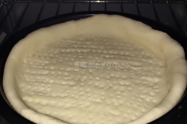 「带自制披萨饼胚」烤披萨的做法图解9