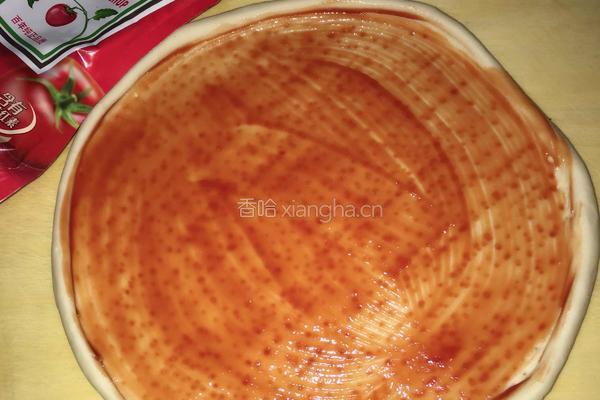 「带自制披萨饼胚」烤披萨的做法图解11