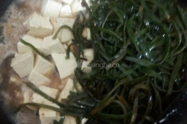 海带丝炖豆腐的做法图解6