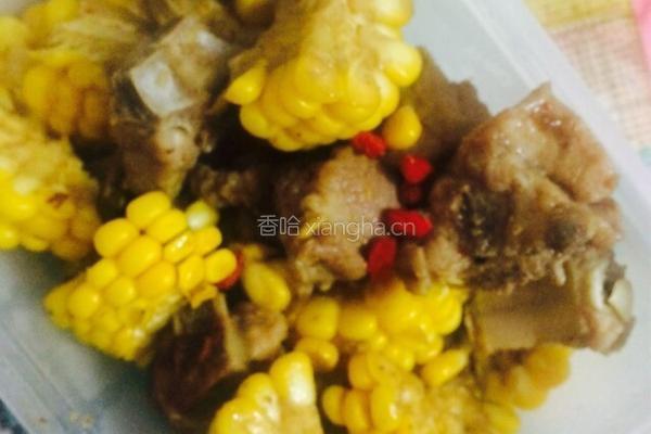 蒜香排骨煎玉米