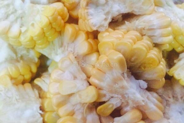 蒜香排骨煎玉米的做法图解6