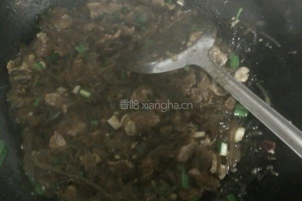 泡椒苕粉肉丝的做法图解13