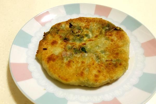韭菜鸡蛋馅饼的做法图解12