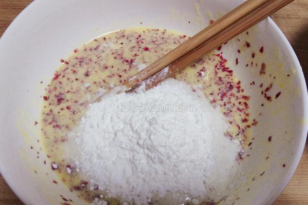 蒸玫瑰花蛋糕的做法图解5