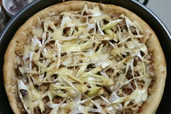 叉烧pizza的做法图解6