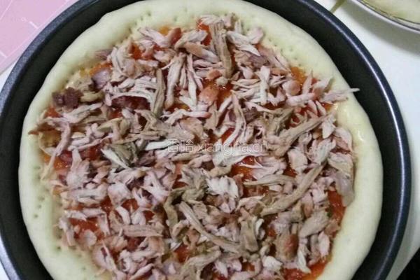 叉烧pizza的做法图解3