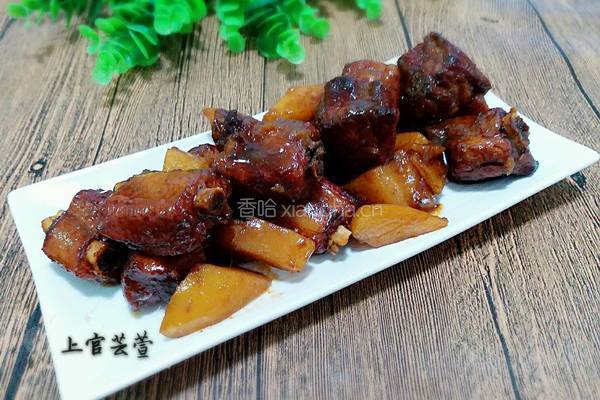 土豆烧排骨的做法图解7