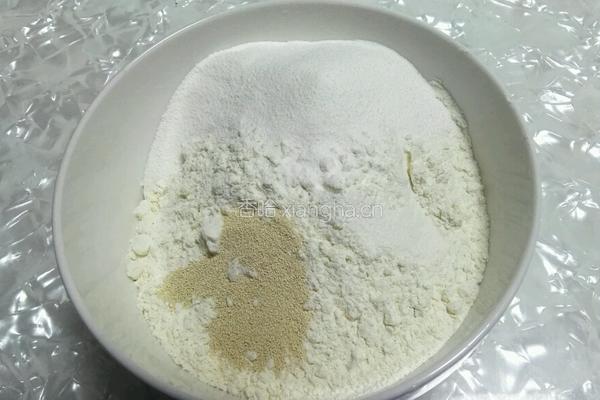 椰香馒头的做法图解2