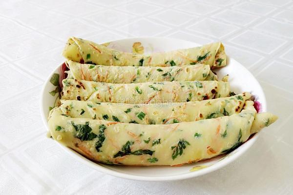 面糊蔬菜鸡蛋摊饼的做法图解20