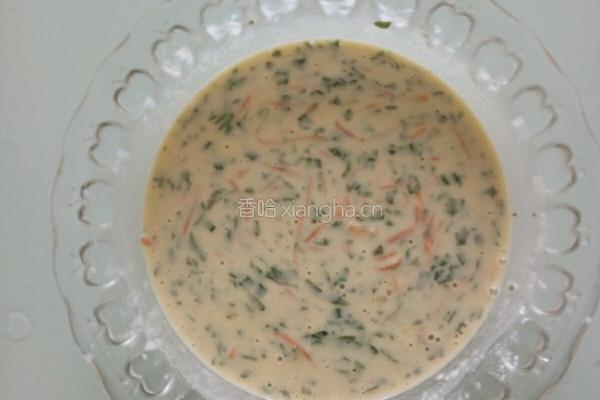 面糊蔬菜鸡蛋摊饼的做法图解12