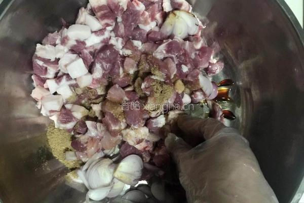烤猪肉串的做法图解4