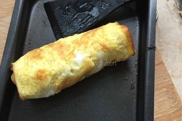 鸡蛋饼卷的做法图解4