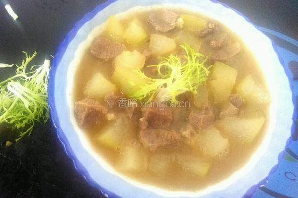 羊肉东瓜的做法图解8
