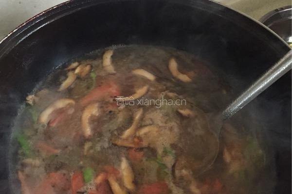 鸡肉汤面条的做法图解6