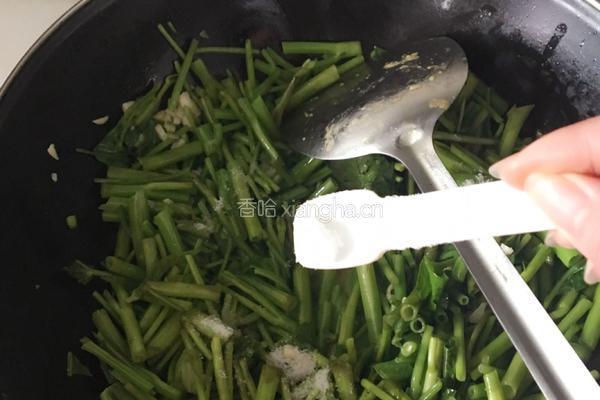 炒空心菜的做法图解6