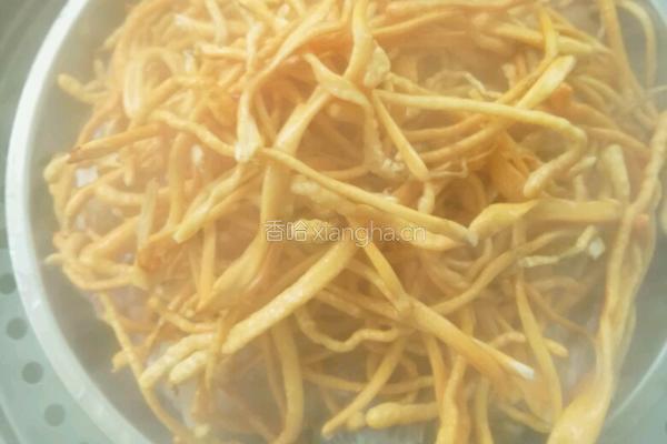 虫草花蒸鲜鸡的做法图解4