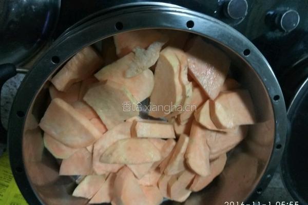 炸红薯丸子的做法图解2