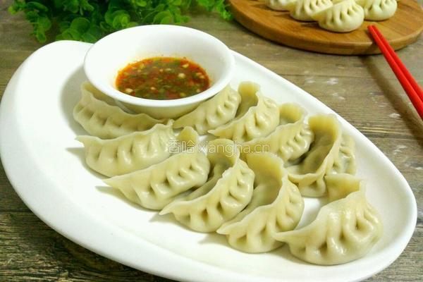 香菜香菇猪肉馅饺子的做法图解22