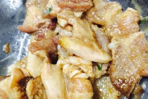五花肉豆腐竹的做法图解3