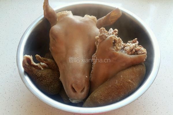 水煮羊头肚的做法图解1